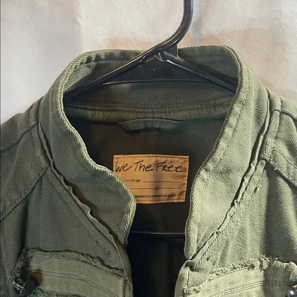 We The Free Olive Green Military Vest - Picture 6 of 7